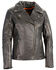 Image #1 - Milwaukee Leather Women's Lightweight Long Length Vented Biker Jacket - 3X, Black, hi-res