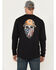 Image #1 - Ariat Men's Rebar Workman Born For This Long Sleeve Graphic T-Shirt, Black, hi-res
