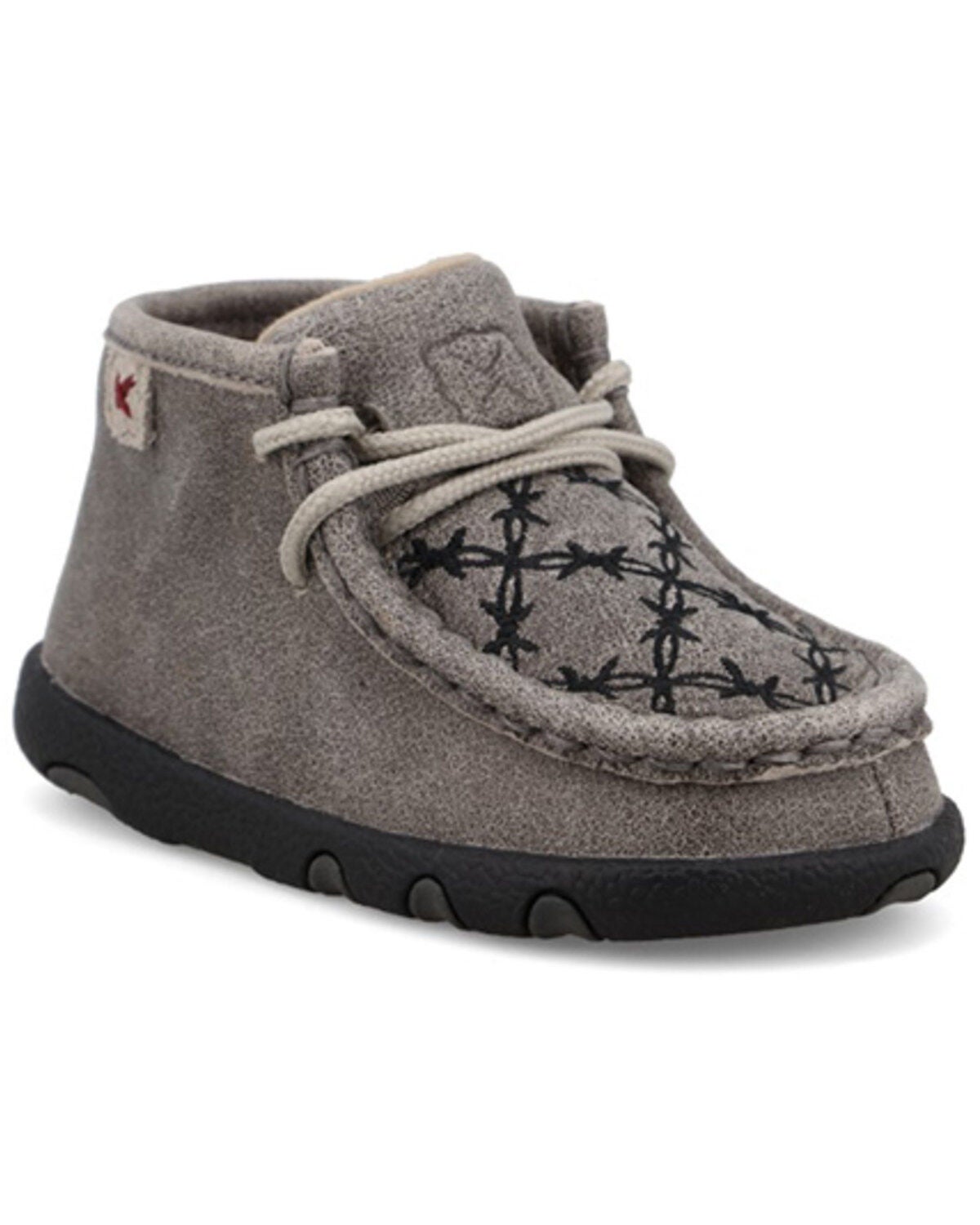 Twisted X Infant Boys' Chukka Driving Mocs, Grey, hi-res
