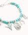 Image #2 - Shyanne Women's Beaded Charm Bracelet Set - 3 Piece, Silver, hi-res