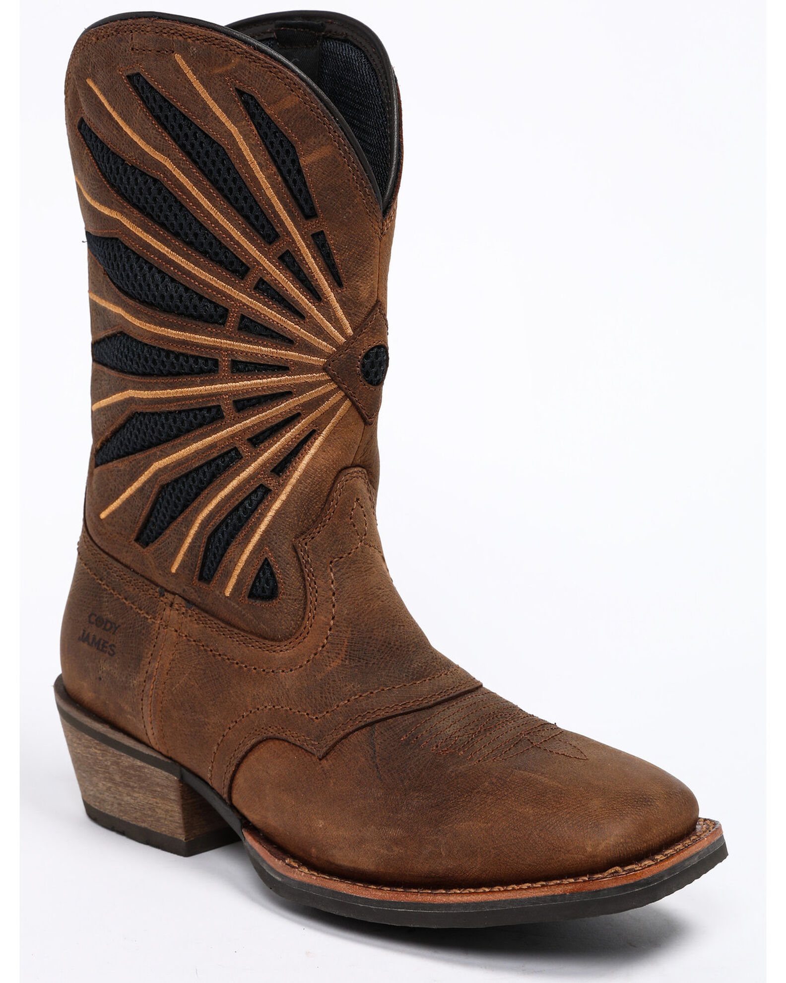 Product Name Cody James Men s Xero Gravity Cool Western Performance Boots Broad Square Toe
