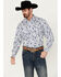 Image #1 - Rodeo Clothing Men's Floral Paisley Print Long Sleeve Pearl Snap Western Shirt, , hi-res