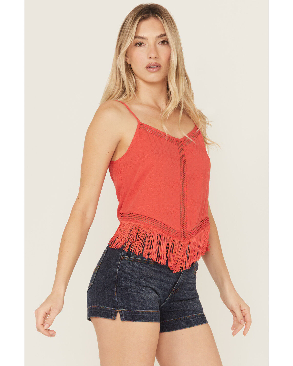 Idyllwind Women's Briarwick Jacquard Fringe Sleeveless Tank