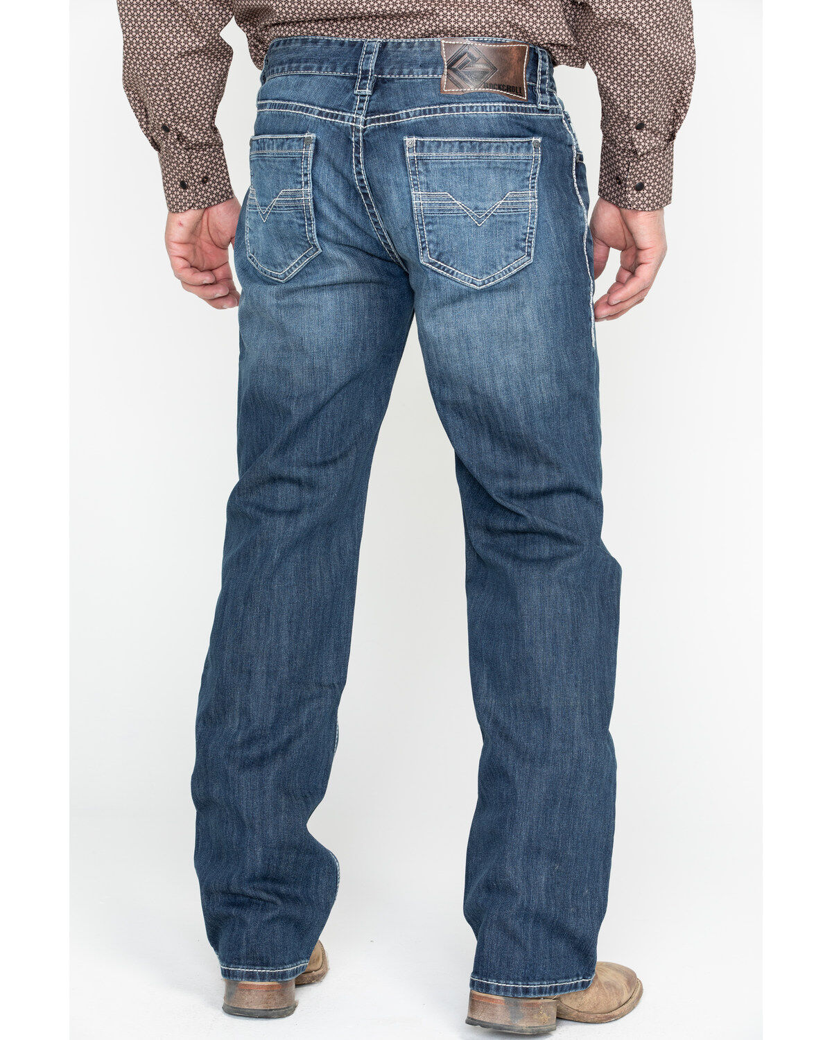 rock and roll denim trousers