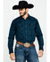 Image #1 - Cody James Men's Dandelion Paisley Print Long Sleeve Western Shirt , , hi-res