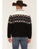 Image #4 - Panhandle Slim Men's Southwestern Border Print Berber 1/4 Zip Pullover, Black, hi-res