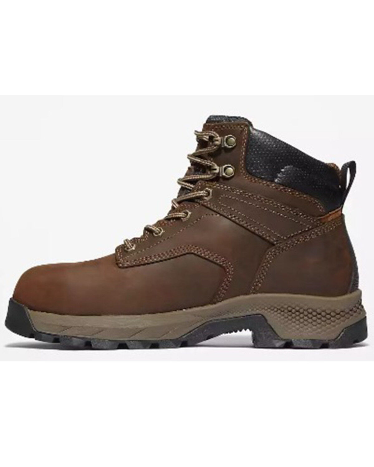 Image #3 - Timberland PRO Men's 6" TiTAN Boots - Composite Toe, Dark Brown, hi-res