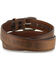 Image #2 - American Worker Men's Tan 1-1/2 Feather Edge Distressed Belt, , hi-res