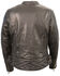Image #3 - Milwaukee Leather Women's Crinkle Arm Lightweight Racer Leather Jacket, Pink/black, hi-res