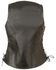 Image #2 - Milwaukee Leather Women's Open Neck Side Lace Zipper Front Vest - 4X, Black, hi-res