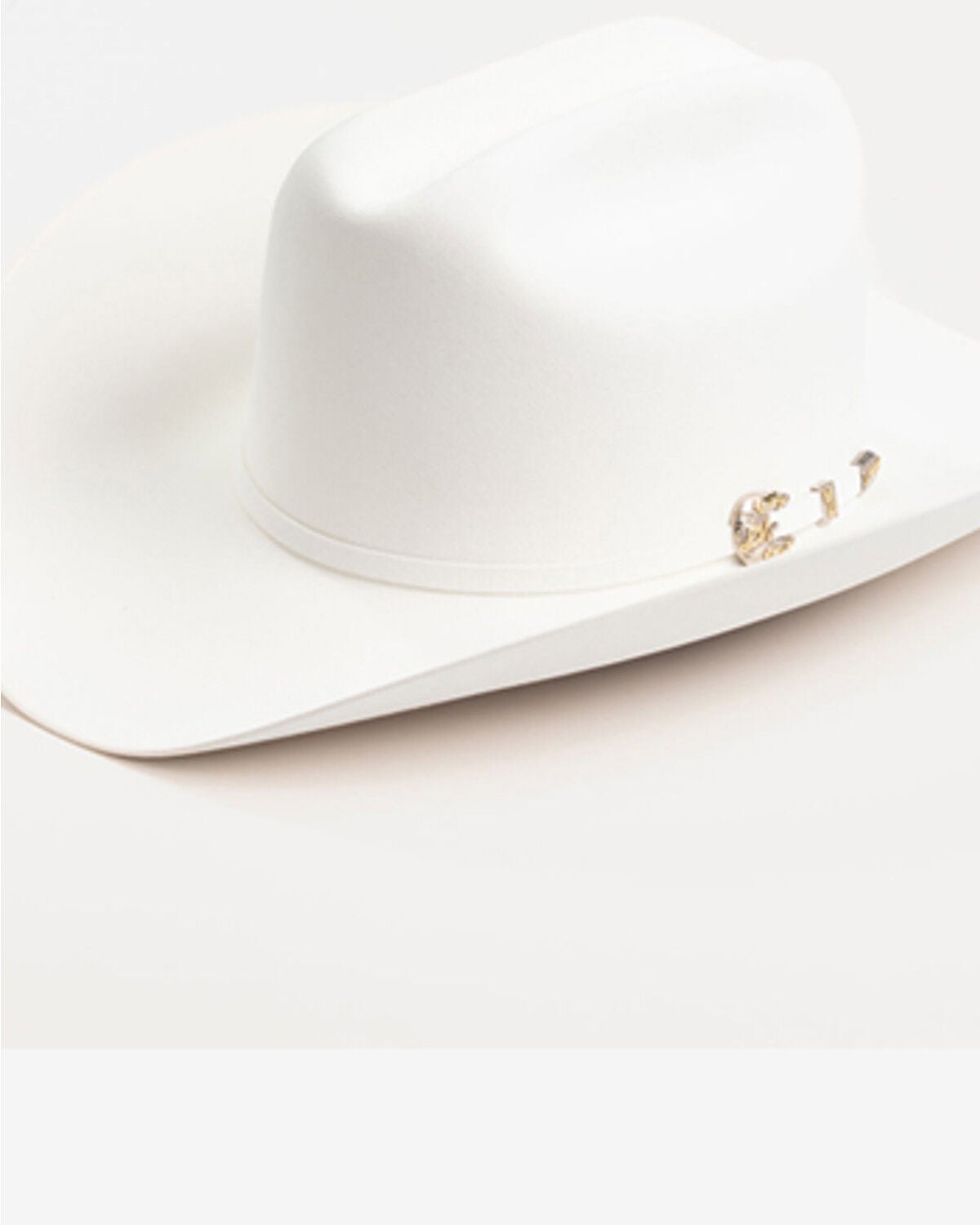 Larry Mahan Imperial 1000X Felt Cowboy Hat, White, hi-res