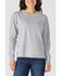 Image #1 - Carhartt Women's Irvine Loose Long Sleeve Work Shirt, Heather Grey, hi-res