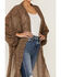 Beyond The Radar Women's Floral Chiffon Duster Maxi Kimono, Brown, hi-res