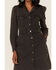Image #3 - Velvet Heart Women's Long Sleeve Button-Down Denim Mini Dress, Black, hi-res