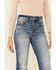 Daze Women's Medium Wash Slim Straight Leg Ankle Jeans, Medium Blue, hi-res