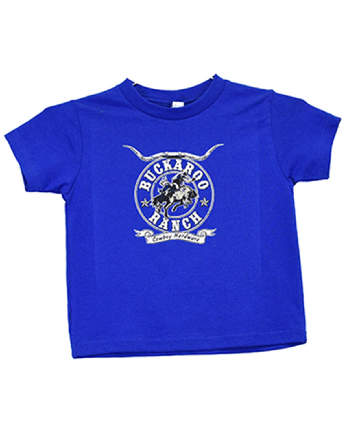 Cowboy Hardware Toddler Boys' Buckaroo Ranch Short Sleeve Graphic T-Shirt, Blue, hi-res