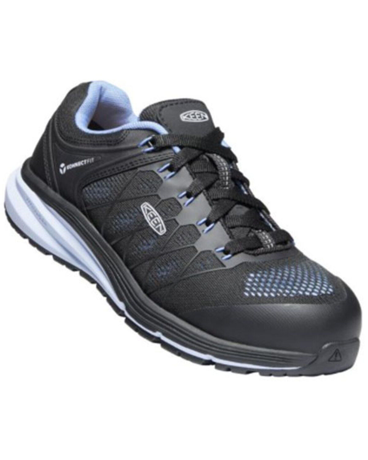 black keen work shoes