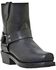 Dingo Rev Up Zipper Motorcycle Boots - Square Toe, Black, hi-res