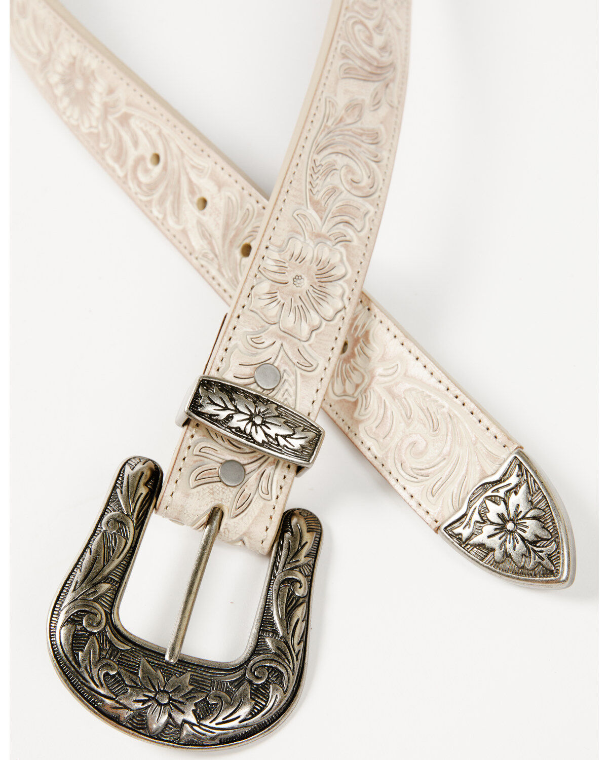 Shyanne Women's Buckle Floral Embossed Western Belt | Boot Barn