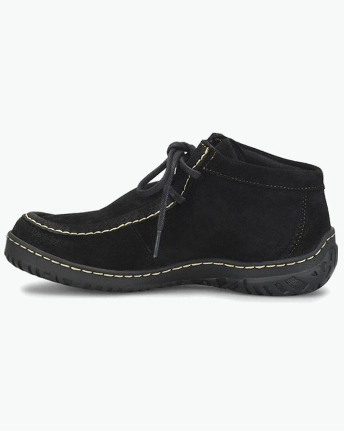 Image #3 - Born Women's Basin Suede Chukka Booties - Moc Toe, Black, hi-res