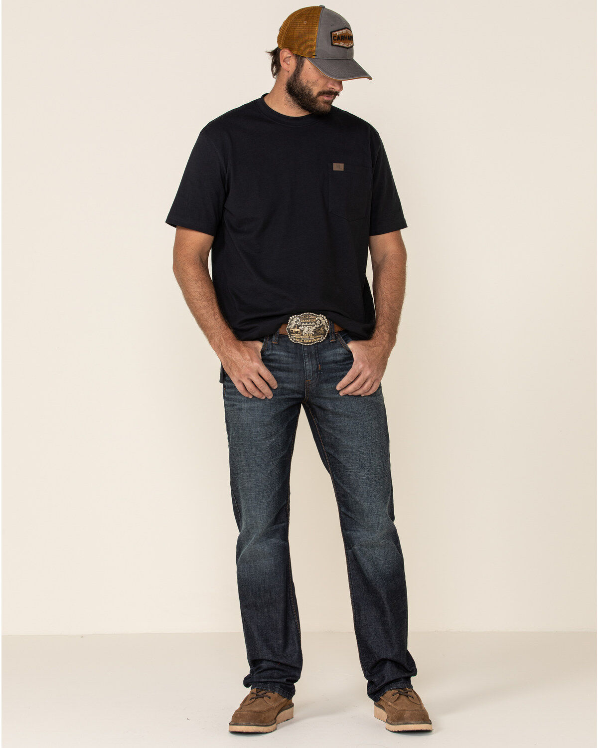Image #1 - Moonshine Spirit Men's Eating Iron Dark  Stretch Slim Straight Jeans , , hi-res