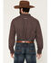 Image #4 - Ariat Men's Constantine Medallion Print Long Sleeve Button-Down Western Shirt - Tall, Brown, hi-res