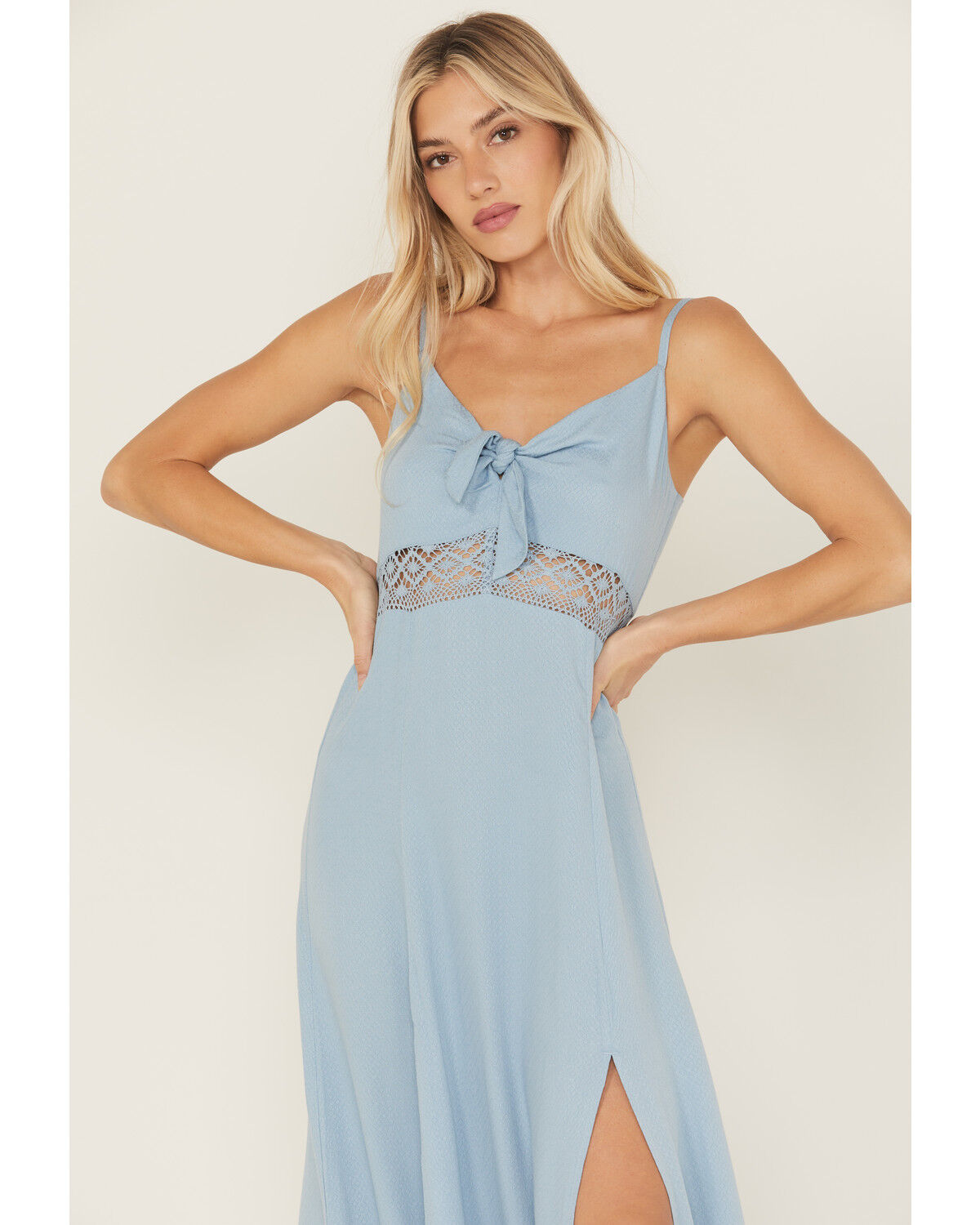Product Name:  Idyllwind Women's Wisteria Tie Front Sleeveless Maxi Dress