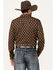 Image #4 - Cody James Men's Reign In Striped Print Long Sleeve Snap Western Shirt - Tall, Chocolate, hi-res