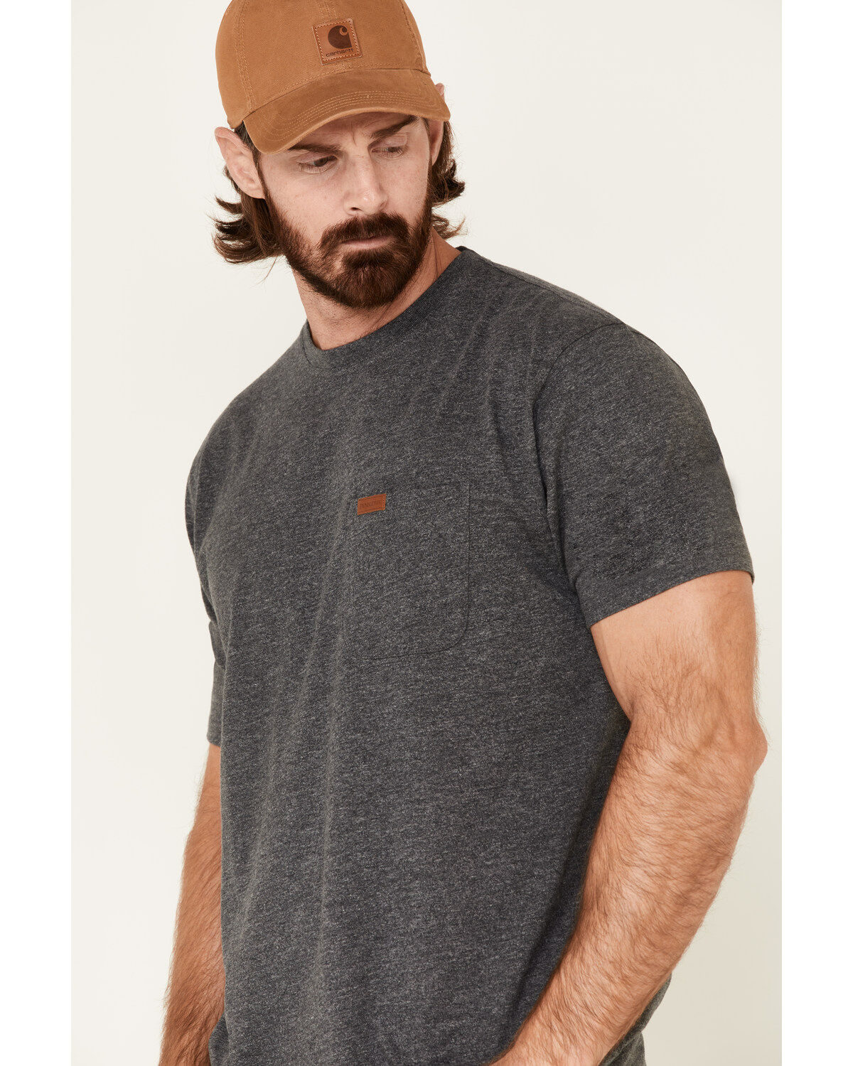Image #4 - Pendleton Men's Dark Gray Deschutes Pocket Short Sleeve T-Shirt, Dark Grey, hi-res