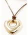 Image #2 - Shyanne Women's Molten Heart Necklace, Gold, hi-res
