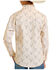 Image #2 - Rock & Roll Denim Boys' Longhorn Print Long Sleeve Snap Western Shirt, Tan, hi-res