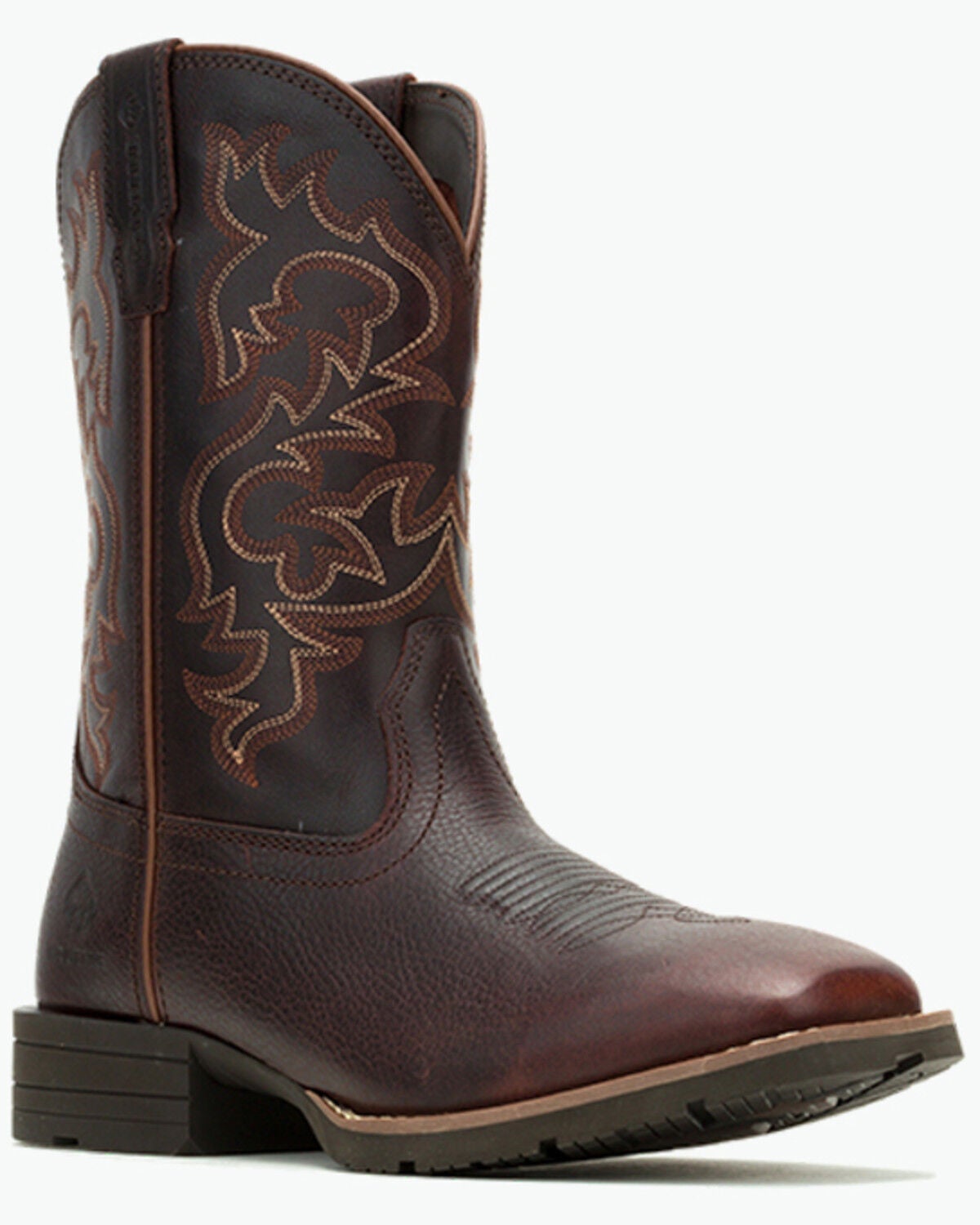 Wolverine Men's 10" Wheatland Saddle Series Wellington Work Boots - Steel Toe, Brown, hi-res