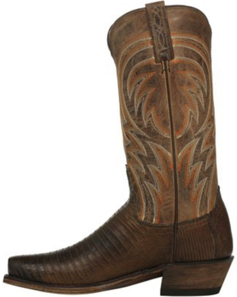 Lucchese Men's Handmade Tan Percy Lizard Boots Snip Toe Boot Barn
