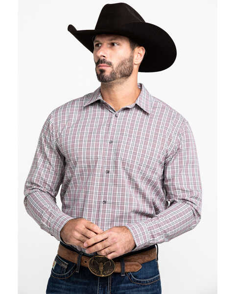 Image #1 - Gibson Men's Arden Plaid Long Sleeve Button-Down Western Shirt , , hi-res