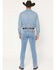Image #3 - Wrangler Men's 13MWZ Toughlite Medium Wash Cowboy Cut Straight Stretch Denim Jeans, Medium Wash, hi-res