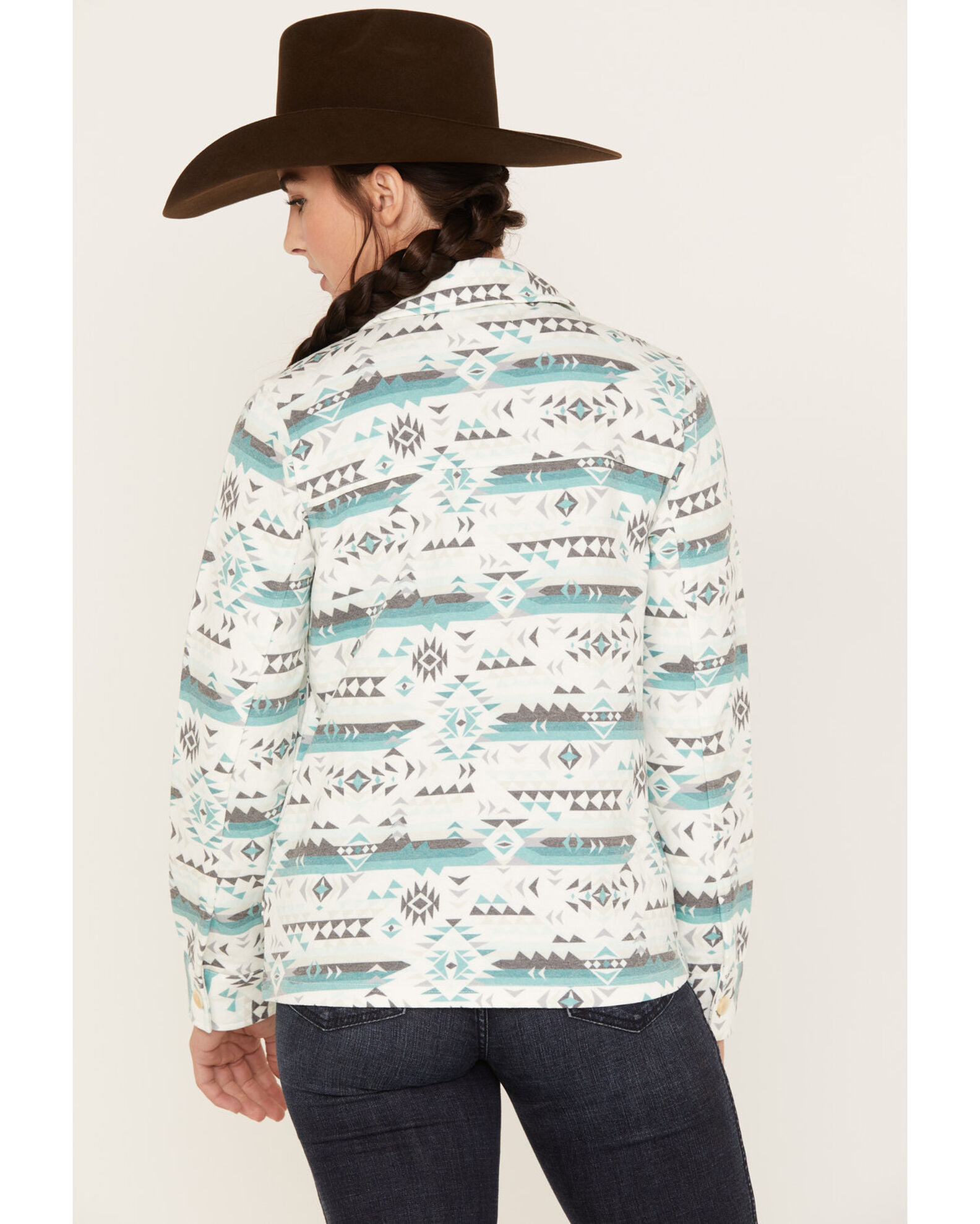 Product Name: RANK 45® Women's Southwestern Print Quilted Shacket