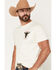 Image #3 - Riot Society Men's No Bull Short Sleeve Graphic T-Shirt, Natural, hi-res
