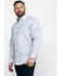 Image #3 - Tuf Cooper Men's Black Stretch Poplin Print Long Sleeve Western Shirt, , hi-res
