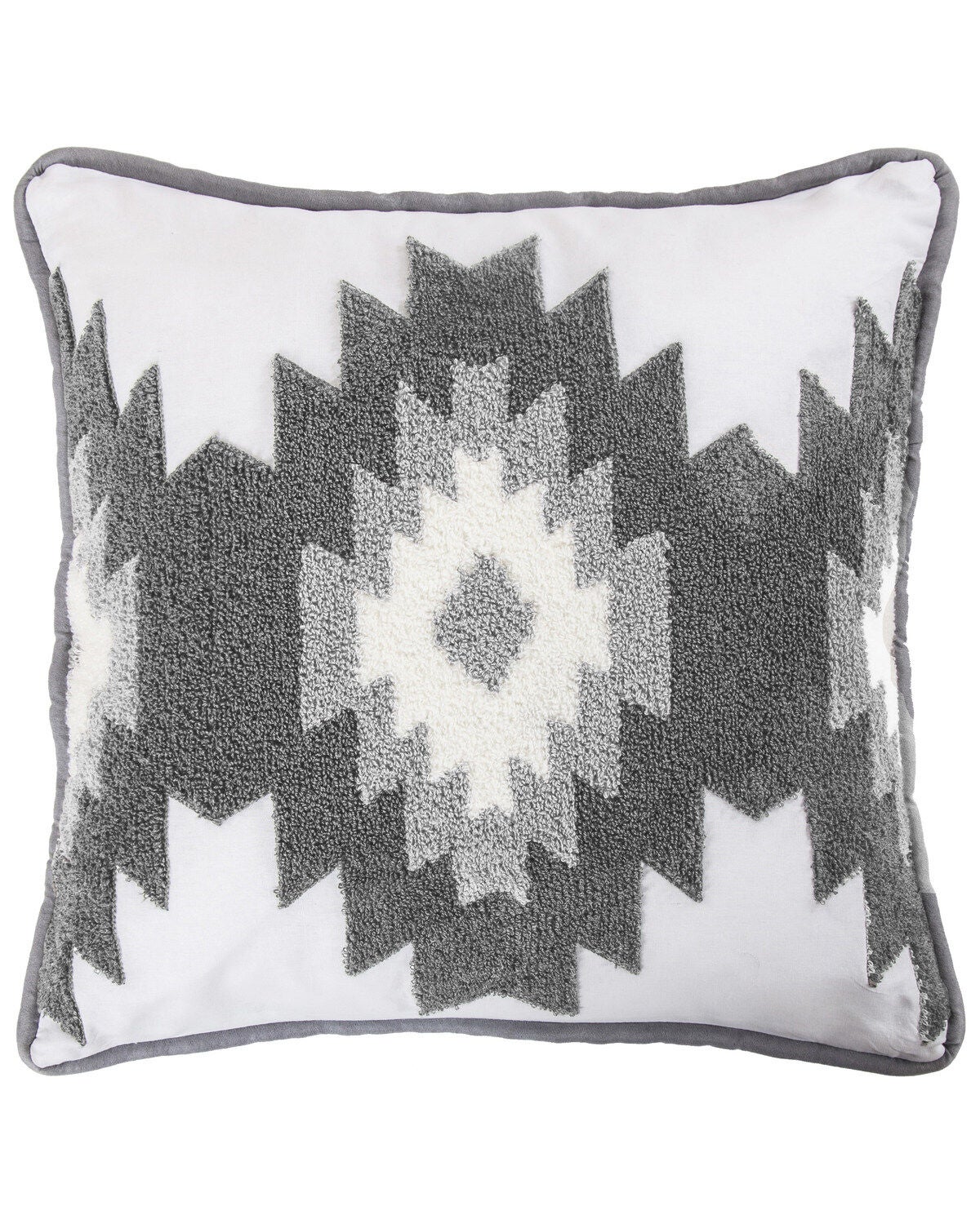 HiEnd Accents Free Spirit Pillow, Grey, hi-res