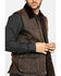 Image #4 - Cripple Creek Men's Enzyme Washed Cotton Concealed Carry Vest, Dark Brown, hi-res