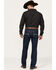 Image #3 - Cinch Men's Silver Label Dark Stonewash Slim Straight Performance Stretch Denim Jeans, Indigo, hi-res