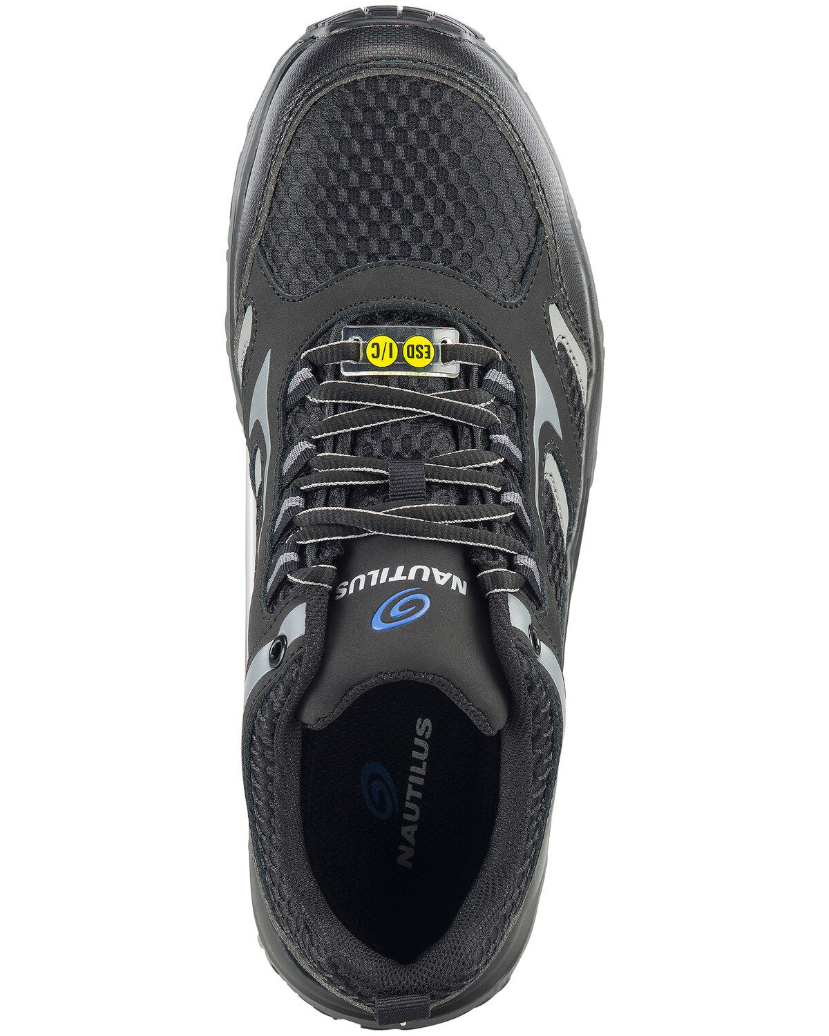 Image #5 - Nautilus Men's Tempest Work Shoes - Alloy Toe, Black, hi-res