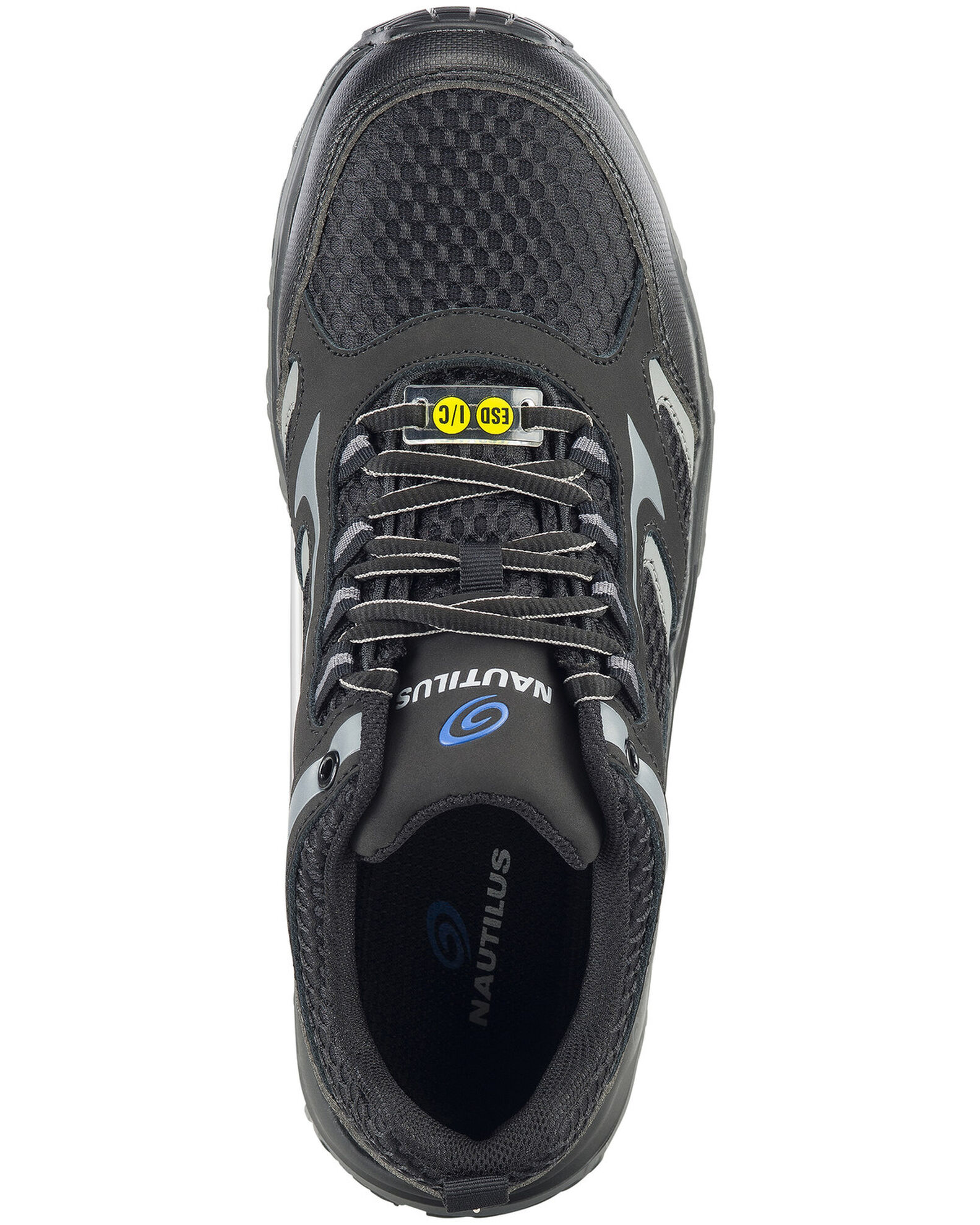 Image #5 - Nautilus Men's Tempest Work Shoes - Alloy Toe, Black, hi-res