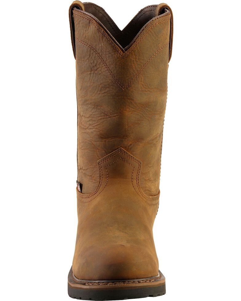 mens waterproof pull on work boots