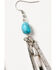 Image #2 - Idyllwind Women's Dangling Bone Metal Fringe Earrings, Silver, hi-res