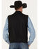 Image #5 - Powder River Outfitters Men's Black Wool Montana Vest, Black, hi-res