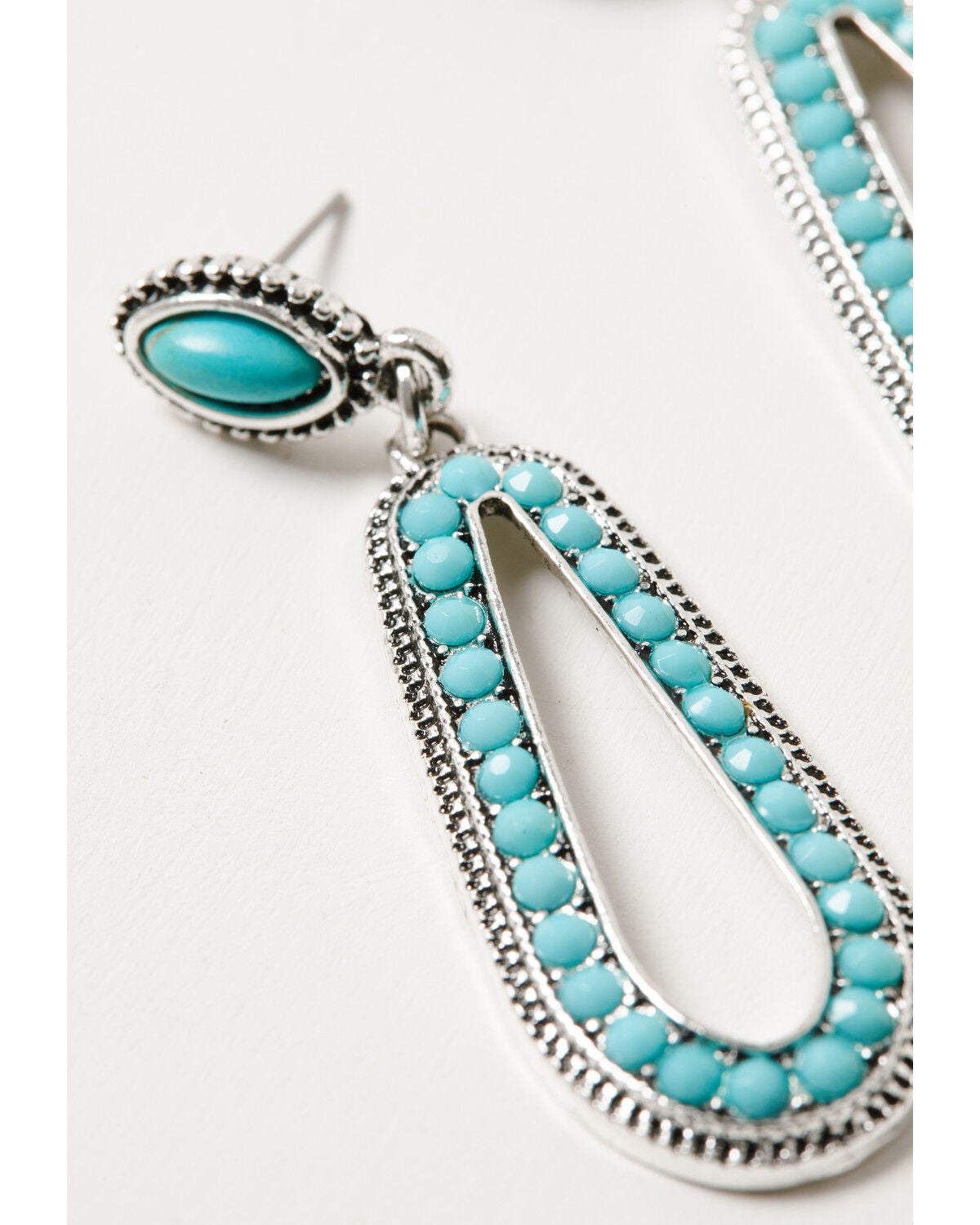 Image #2 - Shyanne Women's Loop Statement Earrings, Silver, hi-res