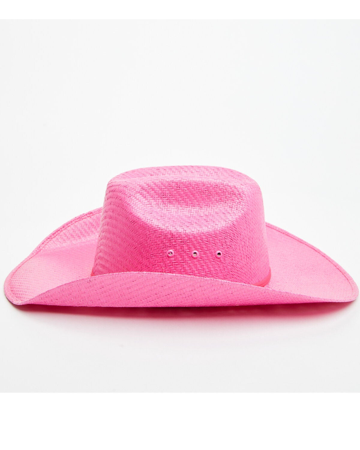 Image #3 - Shyanne Girls' Straw Cowboy Hat, Hot Pink, hi-res