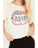 Image #3 - The NASH Collection Women's Nash Lips Graphic Tee, White, hi-res