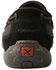 Image #5 - Twisted X Women's Southwestern Vamp Slip-On Driving Moc, Black, hi-res